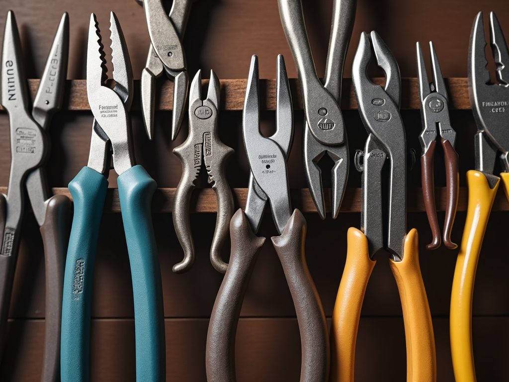 Versatile pliers for gripping, bending, and cutting.