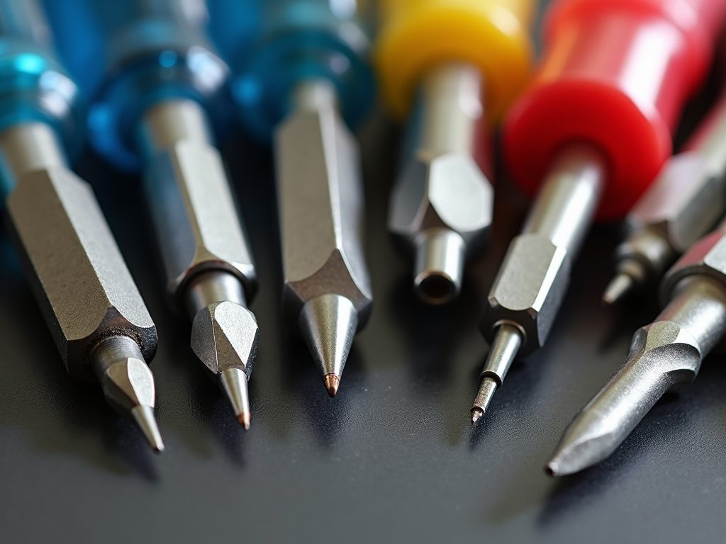 Different types of screwdrivers