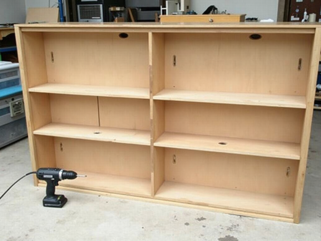 A finished DIY project showcasing the result of using the right power drill.