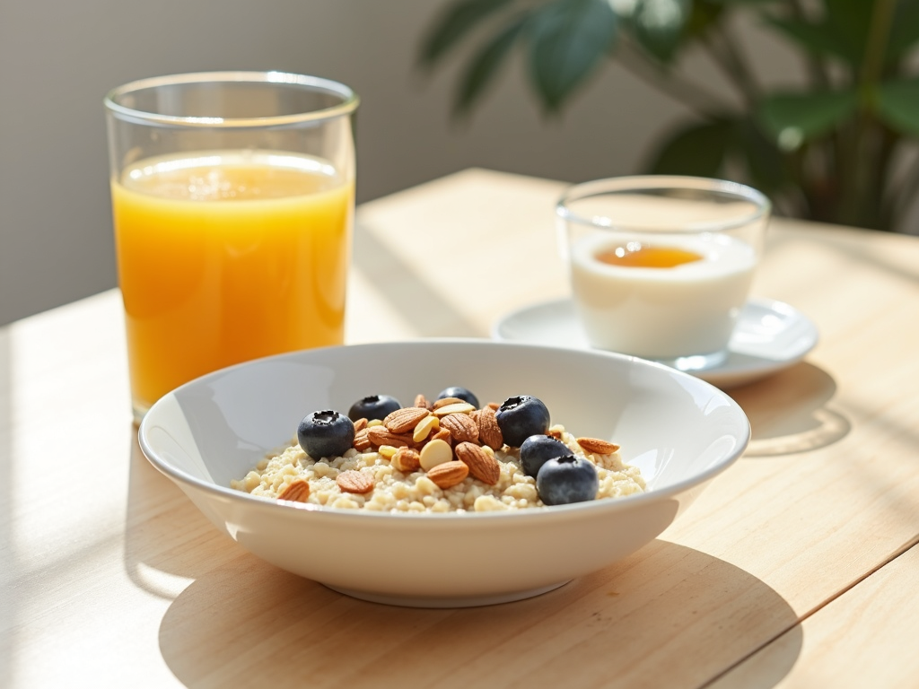 A balanced breakfast for energy