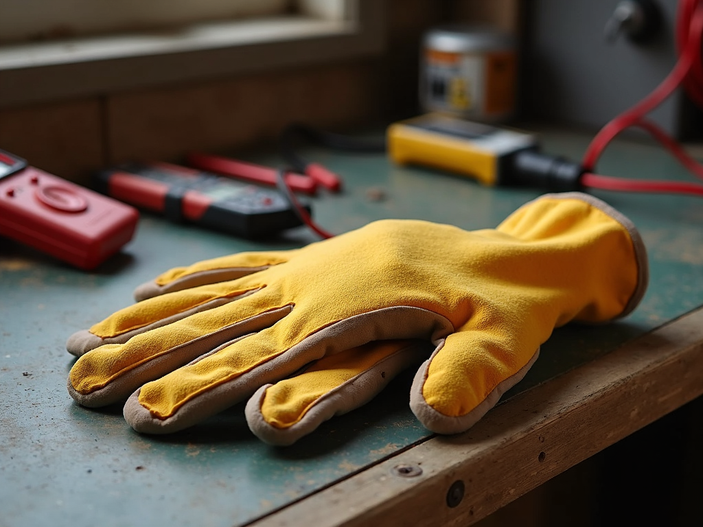 Insulated gloves for electricians
