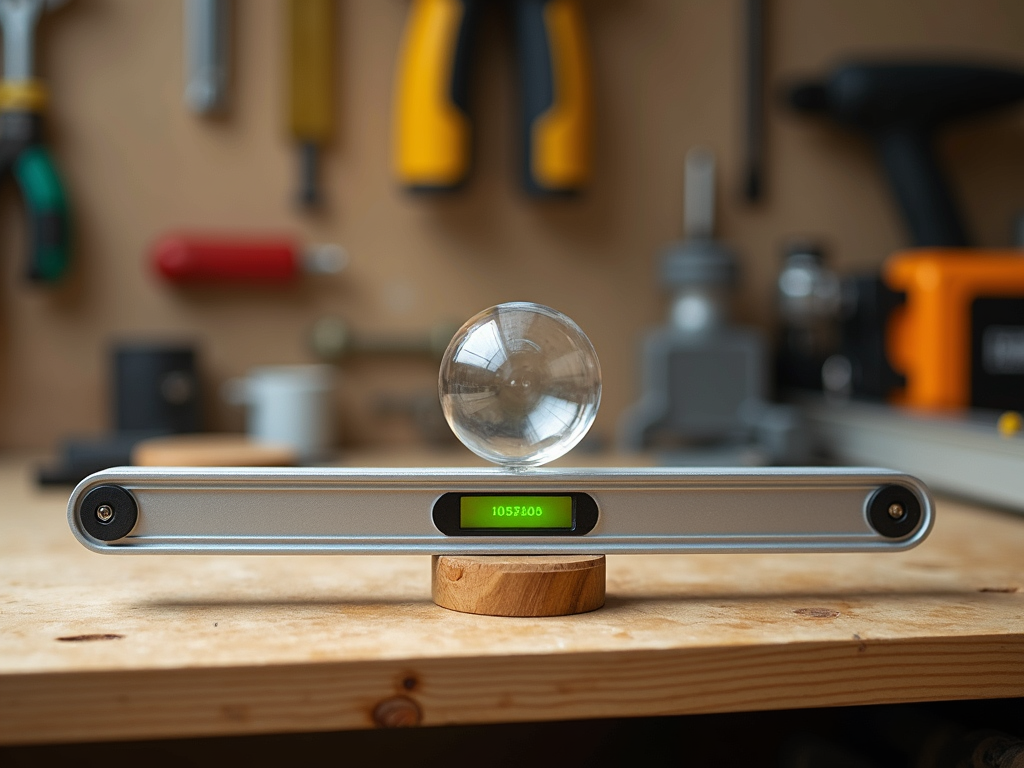 A torpedo level, ensuring straight lines in DIY projects.
