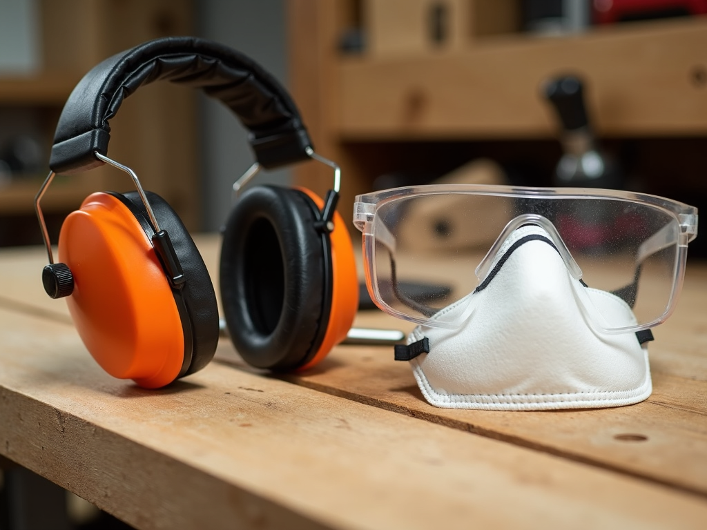 Woodworking safety gear