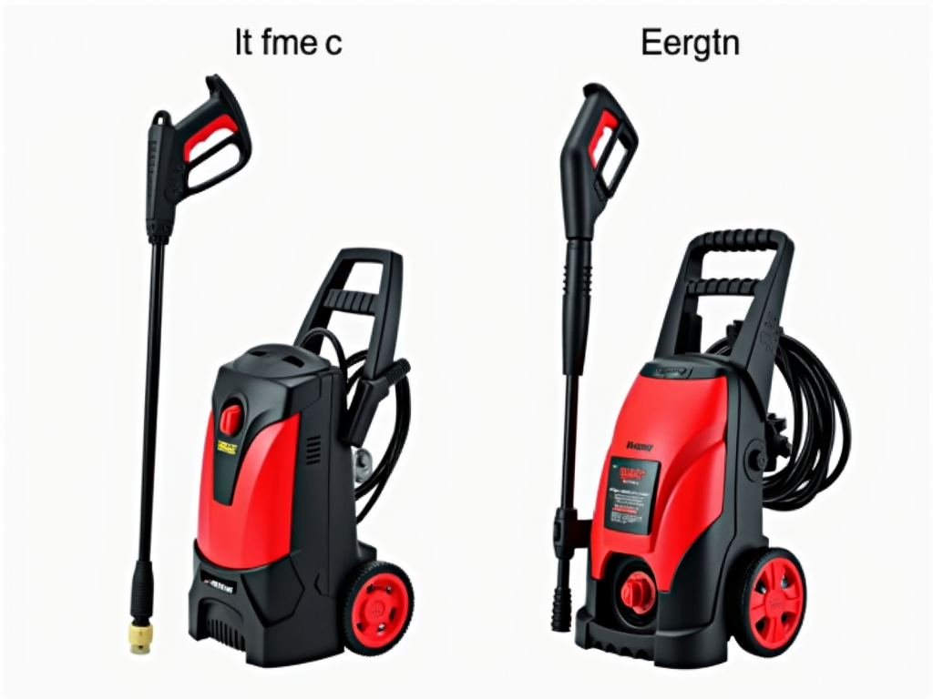 Electric and gas power washers compared