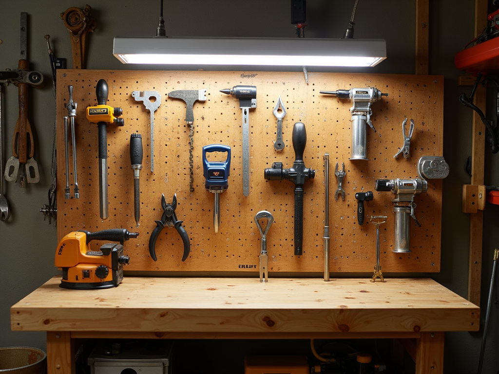Organized and safe workbench setup