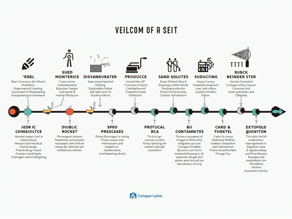 A timeline graphic showing key milestones in power tool history.